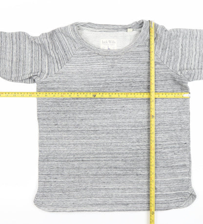 Womens UK Size 12 Jack Wills Grey Pullover Sweatshirt