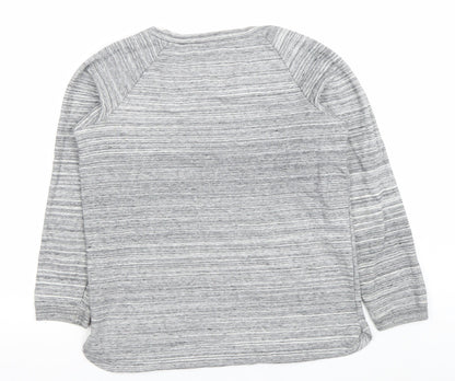 Womens UK Size 12 Jack Wills Grey Pullover Sweatshirt