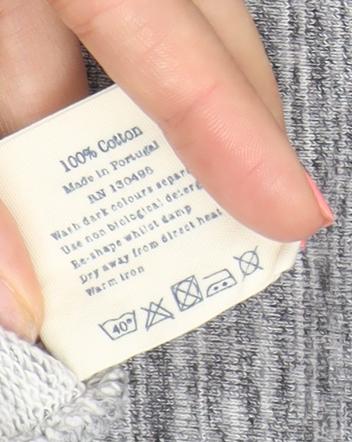 Womens UK Size 12 Jack Wills Grey Pullover Sweatshirt