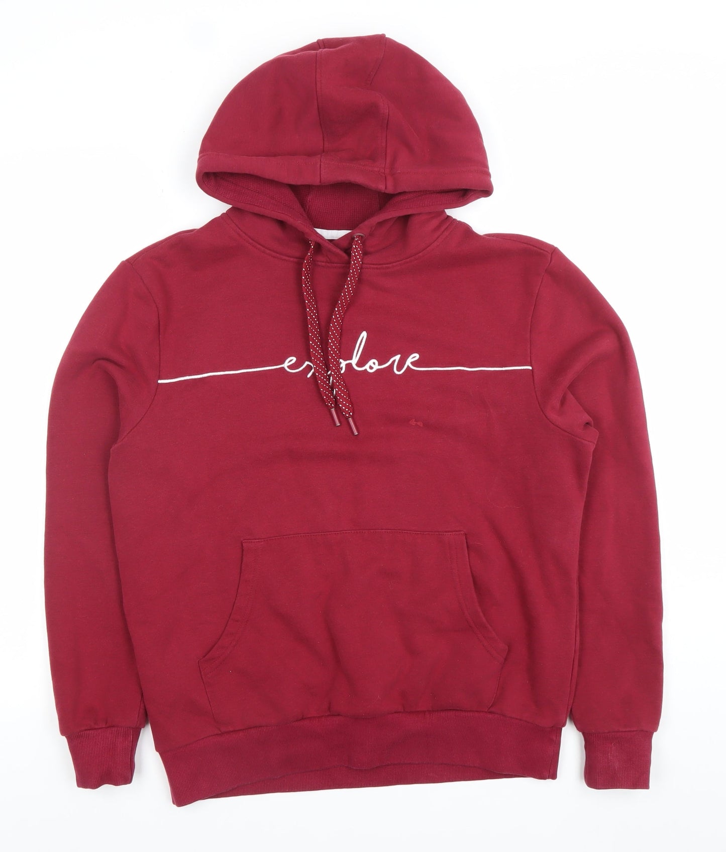 Womens UK Size 8 Mountain Warehouse Red Pullover Hoodie