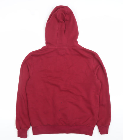 Womens UK Size 8 Mountain Warehouse Red Pullover Hoodie