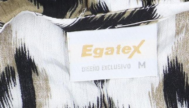 Egatex Women’s Multicoloured M Sleeveless Shift Dress Tribal Print