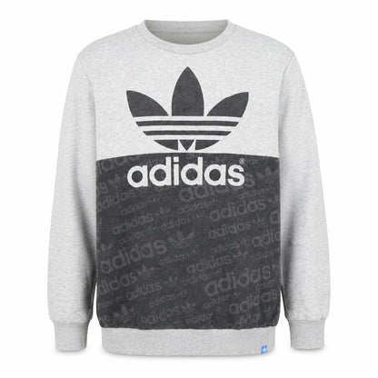 Mens UK Size M adidas Grey Pullover Sweatshirt