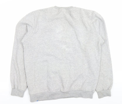 Mens UK Size M adidas Grey Pullover Sweatshirt