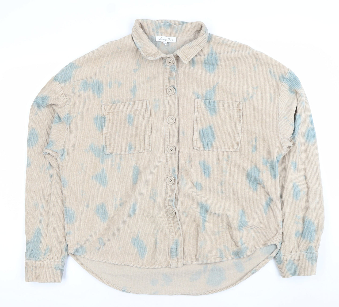 Emory Park Women’s Beige Corduroy Button Jacket XS