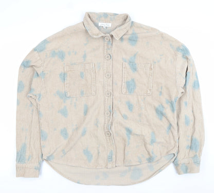 Emory Park Women’s Beige Corduroy Button Jacket XS