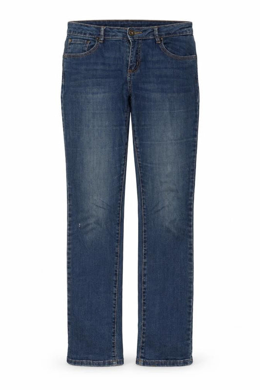 Promod Women's Blue Straight Fit Denim Jeans Size 10