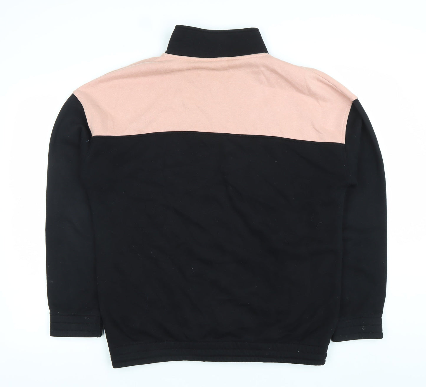 Hi-Tec Women's Black & Beige 1/4 Zip Pullover Sweatshirt Size S