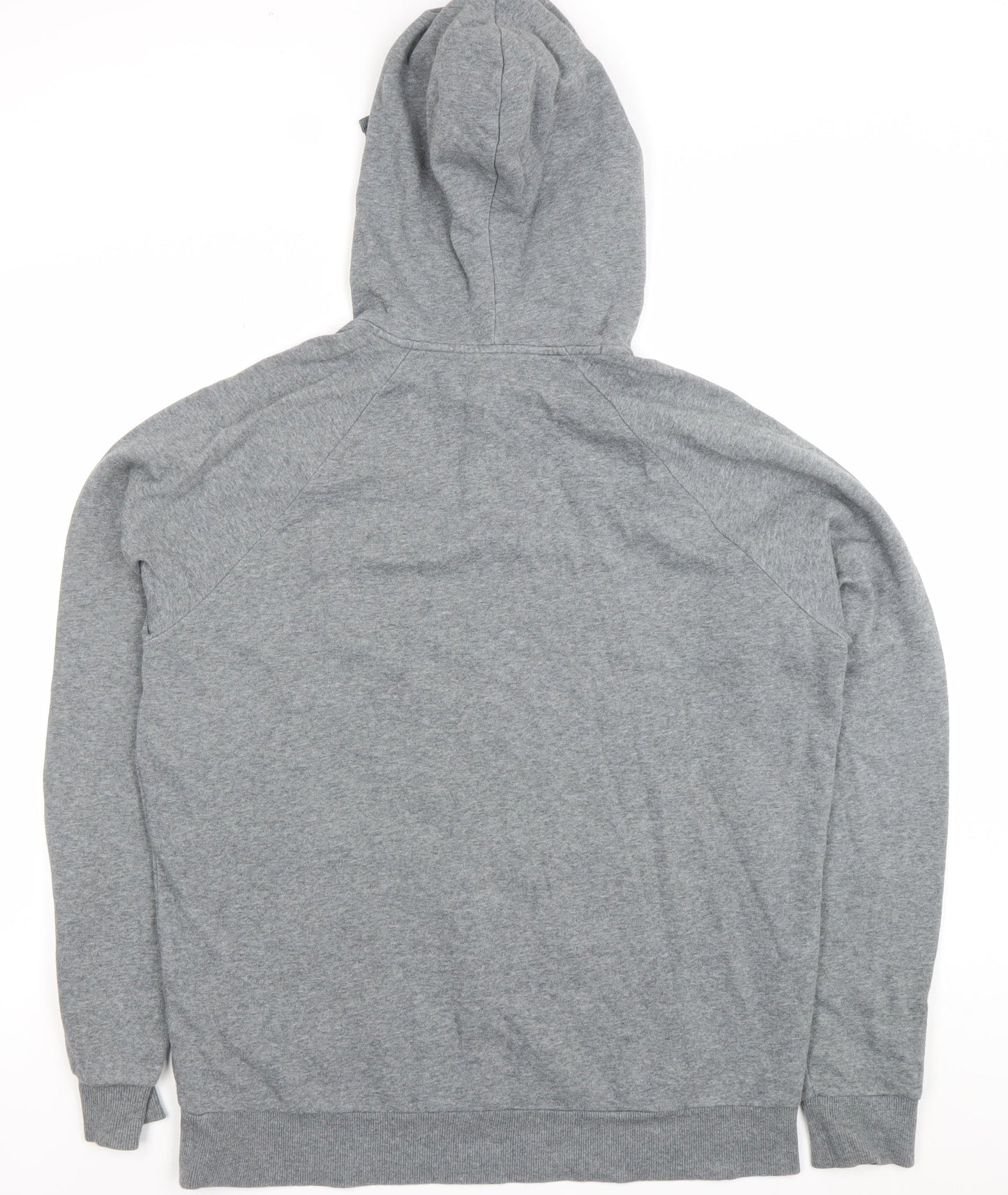 Under Armour Men's Grey Large Pullover Hoodie with Logo and Pockets