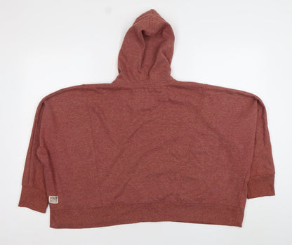 SoulCal & Co Womens Red Full Zip Hoodie Size 16 Cotton Blend