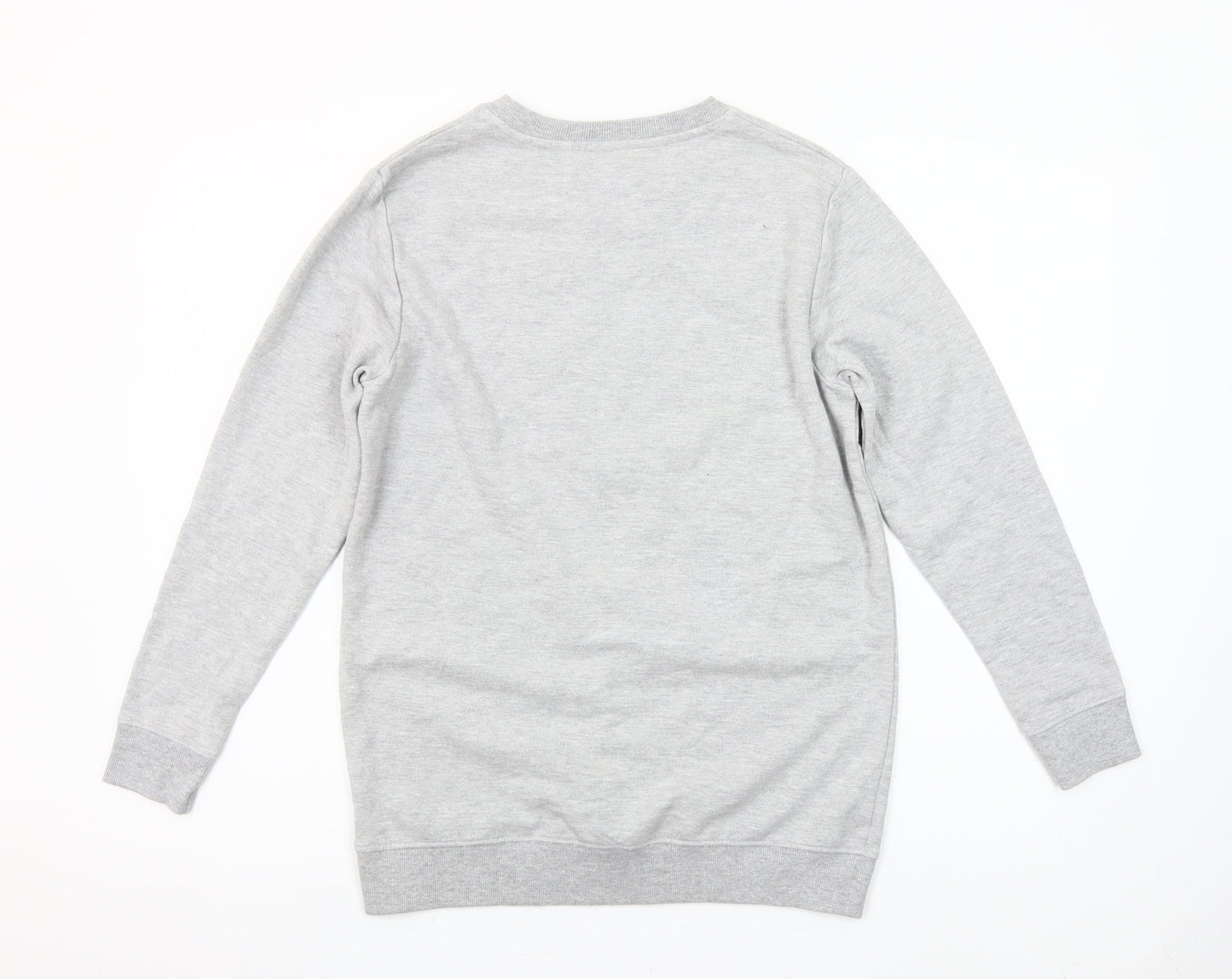 Stranger Things Hawkins Tigers Grey Sweatshirt Girls 11-12 Years Pullover