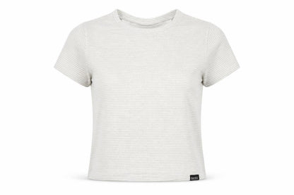 Womens UK Size S Diesel Ivory Basic T-Shirt