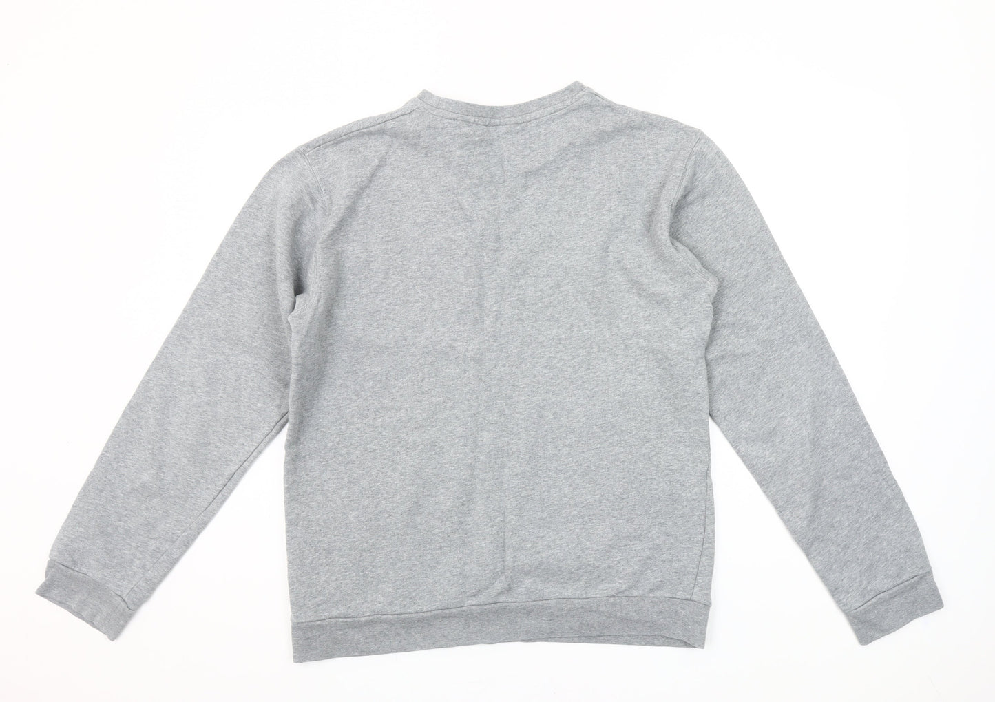 WESC Women's Grey Cotton Pullover Sweatshirt Size M Aztec Pocket