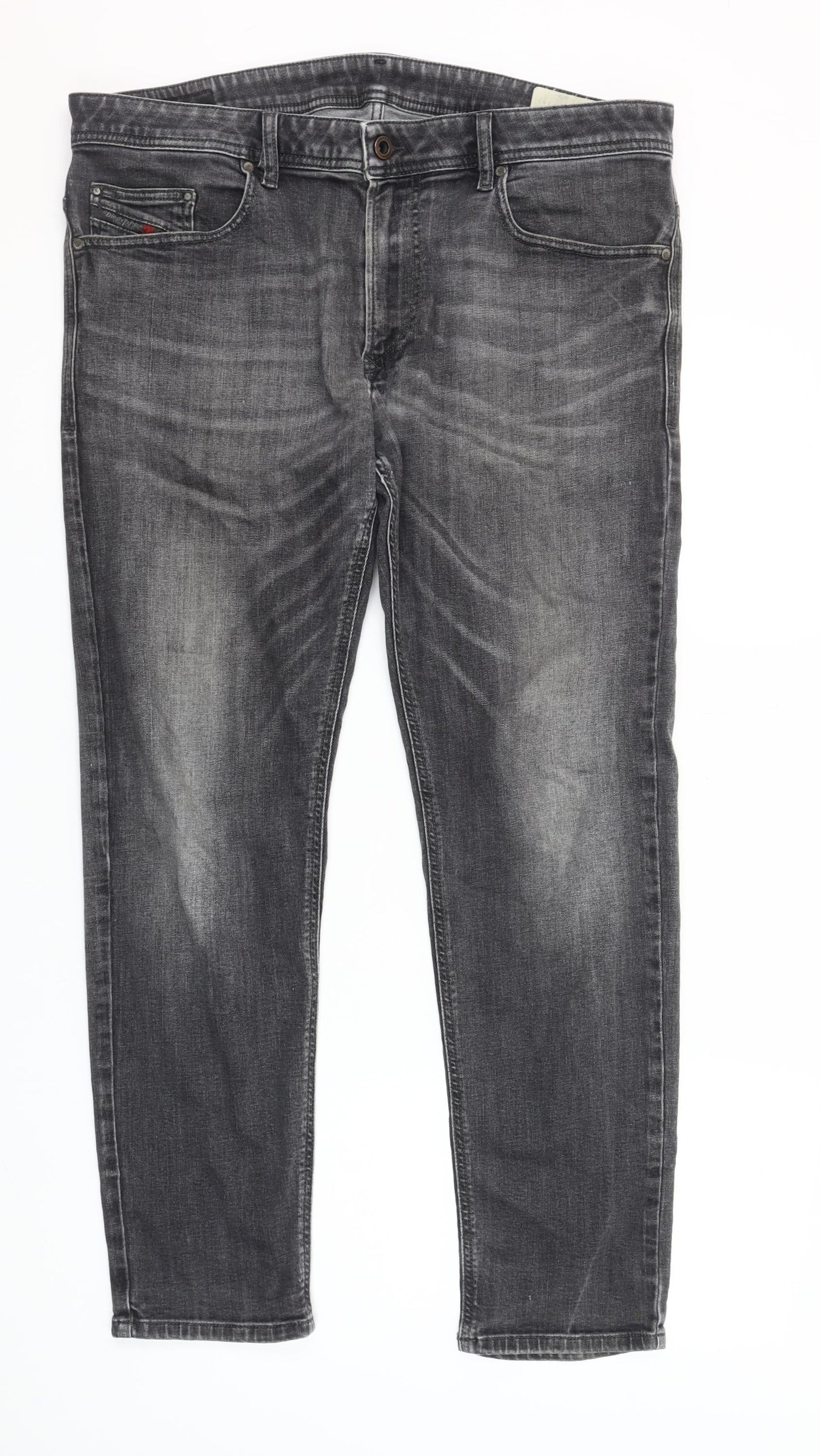 Diesel Thavar Grey Slim Fit Men's Jeans Size 36 Stone Wash