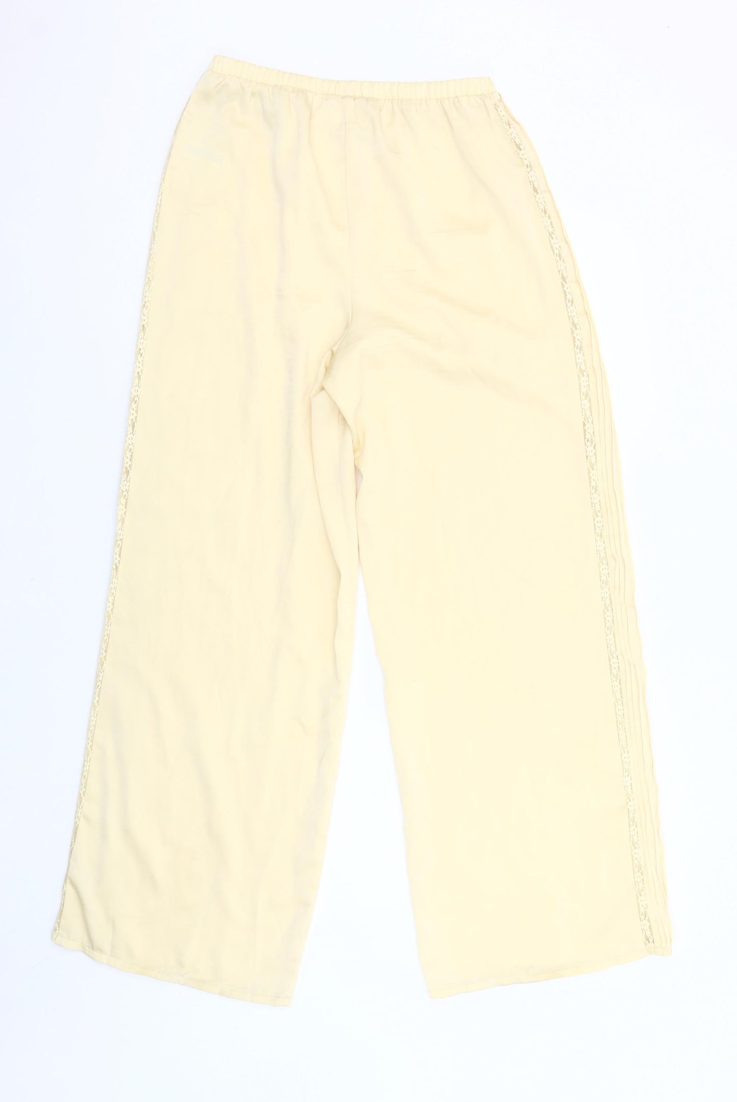 Savida Women’s Beige Lace Trim Pyjama Pants Size 8
