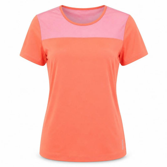 Womens UK Size L Reebok Orange Gym & Training Running & Jogging Yoga CrossFit T-