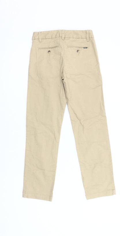 Ralph Lauren Boys Beige Chino Trousers 8 Years Cotton Twill Pants