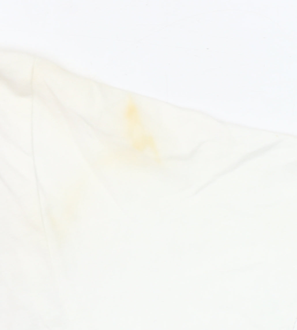 Jack & Jones Men's White South Beach Graphic T-Shirt Size L