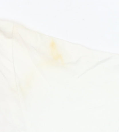 Jack & Jones Men's White South Beach Graphic T-Shirt Size L