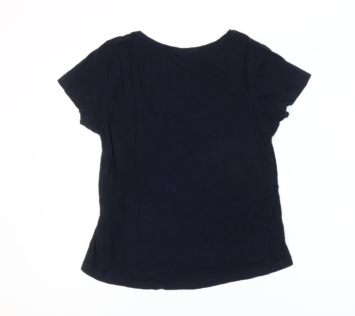 Esmara Women's Blue Short Sleeve Cotton T-Shirt Size 10