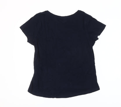 Esmara Women's Blue Short Sleeve Cotton T-Shirt Size 10