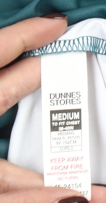 Dunnes Stores Men Blue Ombre Short Sleeve Crew Neck Sports Top Medium