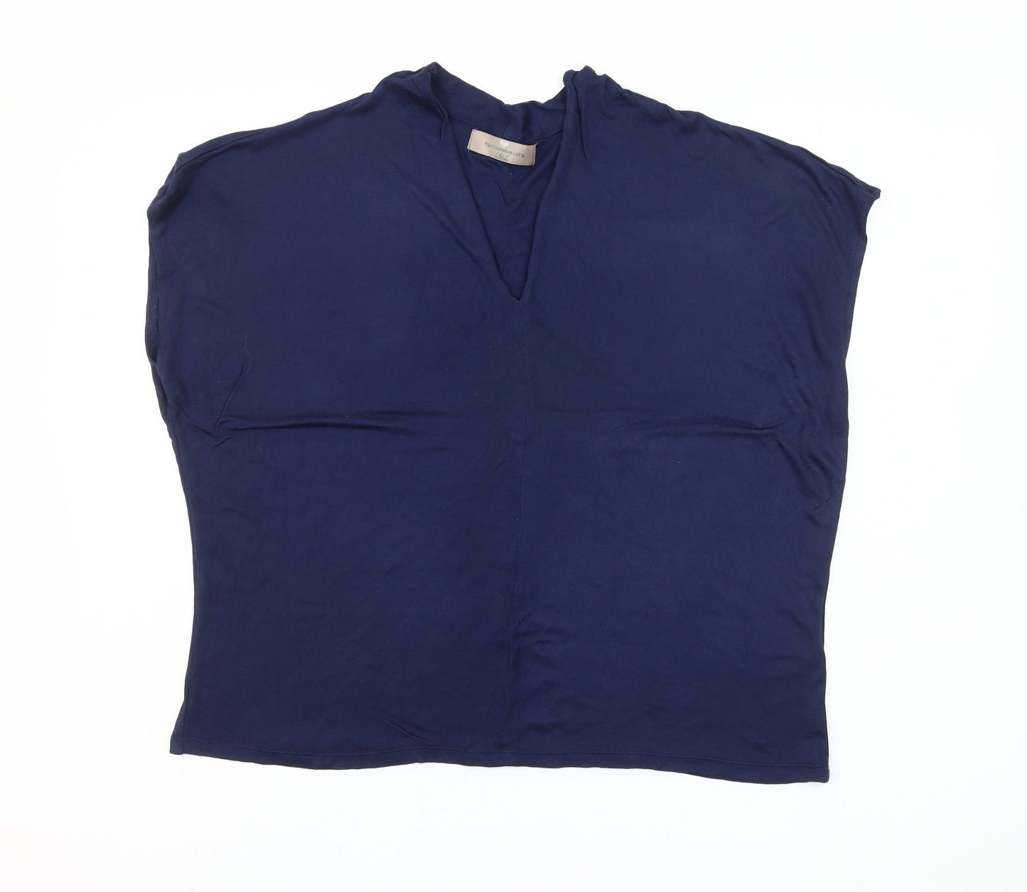 Paul Costelloe Living Studio Women's Blue Viscose Tunic Blouse Size 16