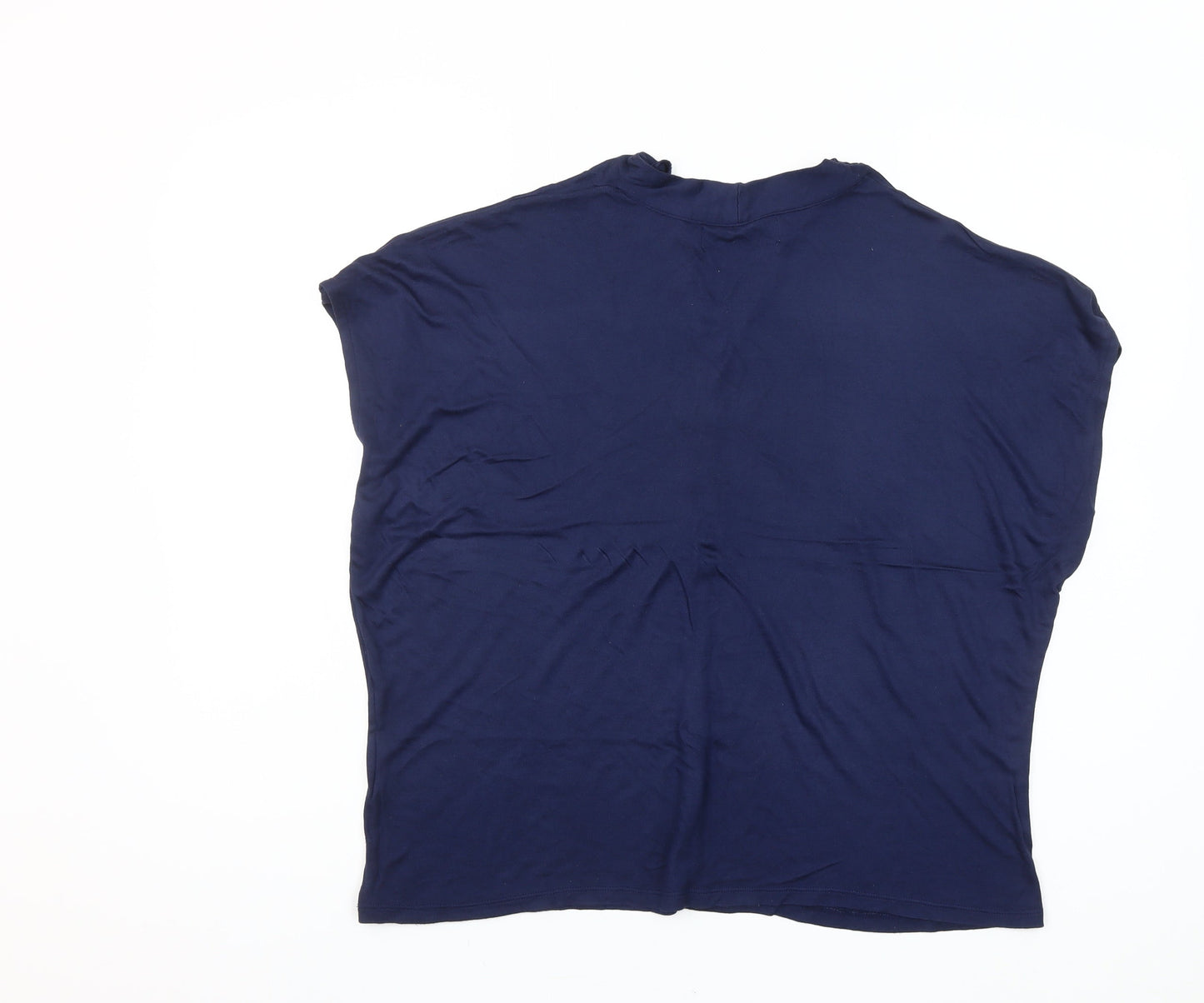 Paul Costelloe Living Studio Women's Blue Viscose Tunic Blouse Size 16