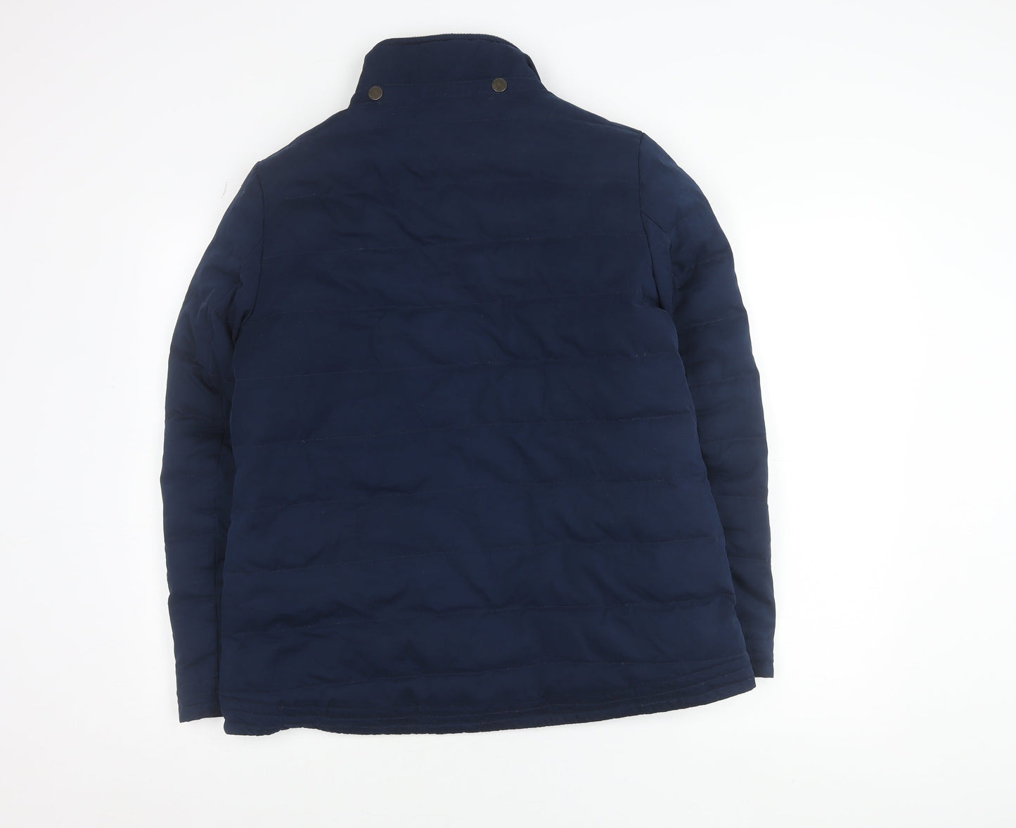 FatFace Women's Blue Size 14 Puffer Jacket Cotton Blend