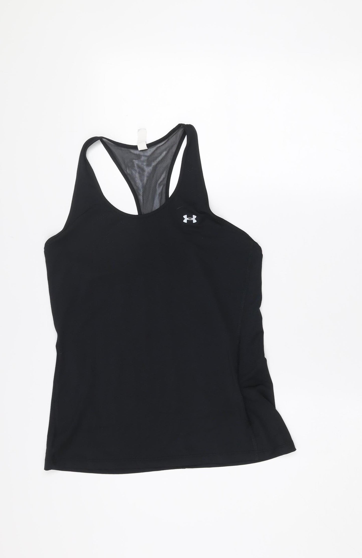 Under Armour Womens Black HeatGear Racerback Tank Top Size M