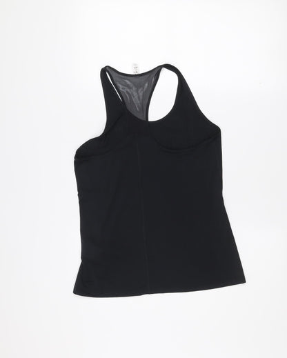 Under Armour Womens Black HeatGear Racerback Tank Top Size M