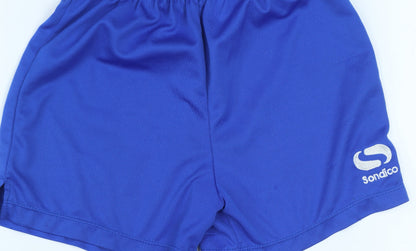 Sondico Boys Blue 5-6 Years Athletic Shorts 100% Polyester Lightweight