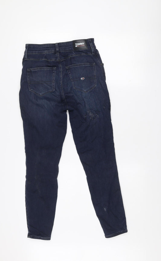 Womens UK Size 28 Tommy Jeans Slim Fit Skinny Blue Jeans
