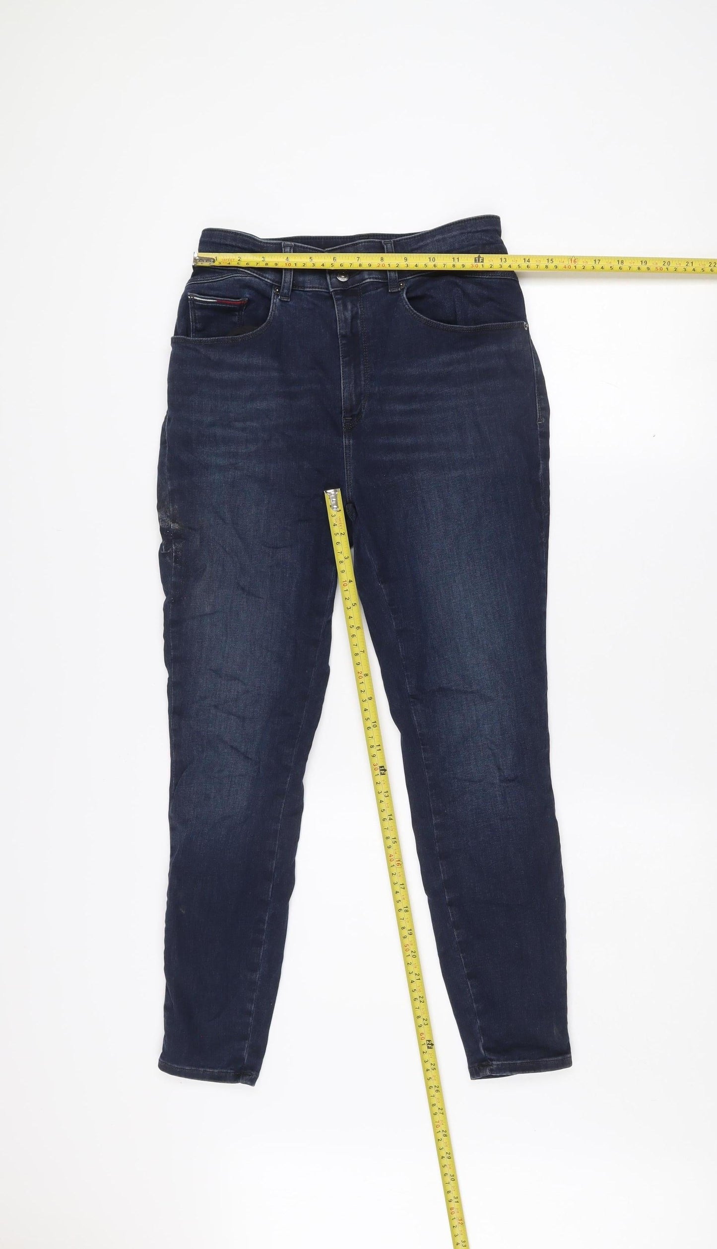 Womens UK Size 28 Tommy Jeans Slim Fit Skinny Blue Jeans