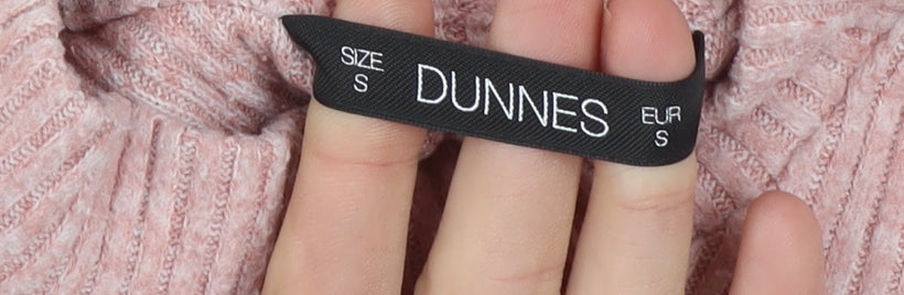 Dunnes Stores Womens Pink Mock Neck Knit Jumper Size S