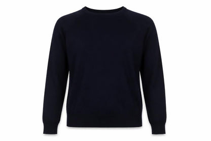 Front view of Dunnes Women’s Navy Blue Viscose Knit jumper Small
