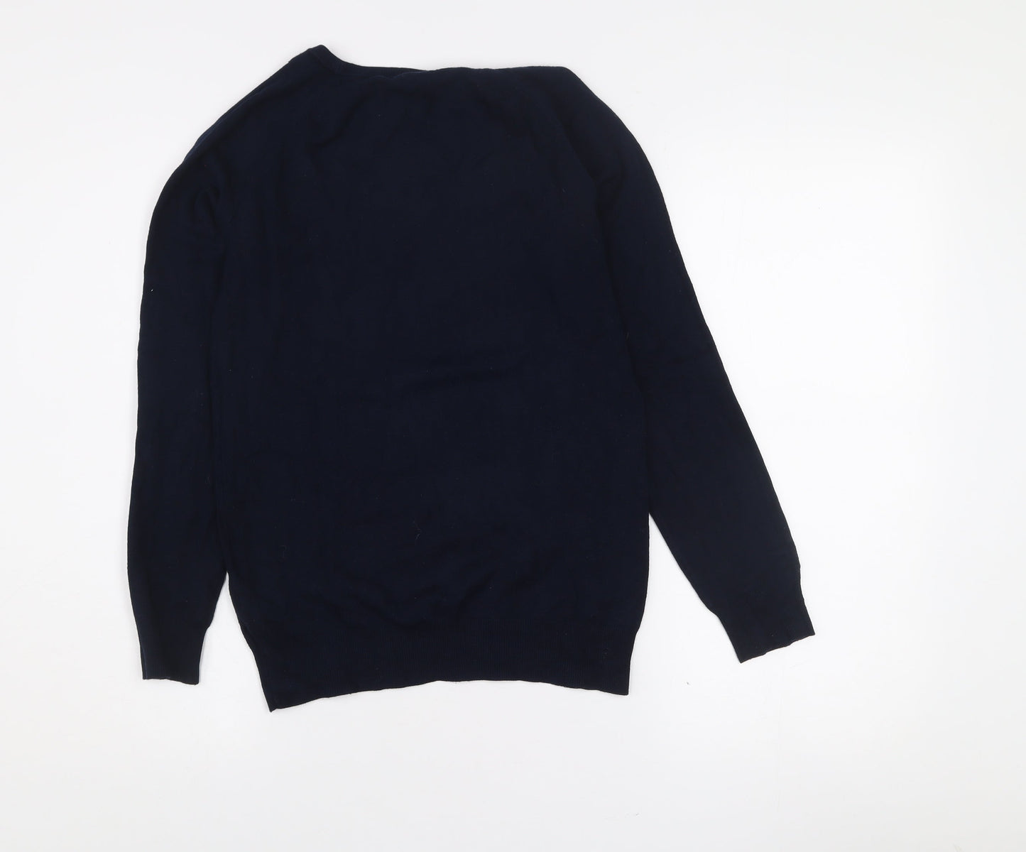 Dunnes Women’s Navy Blue Viscose Knit Pullover Jumper Small