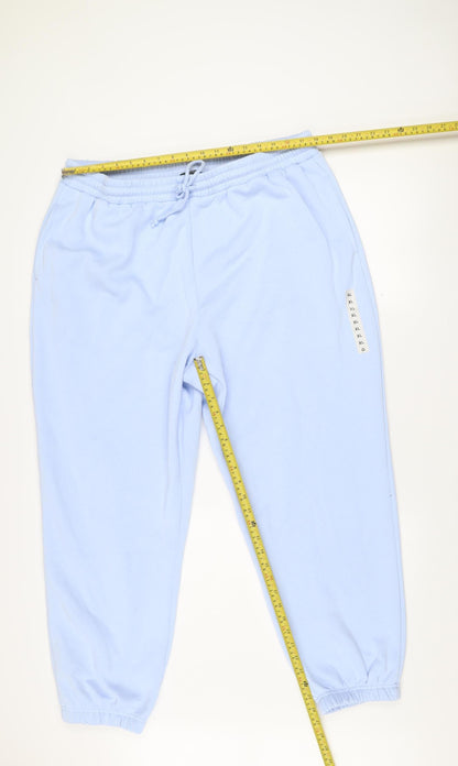 Dunnes Stores Women Blue Fleece Sweatpants XL Comfort Fit