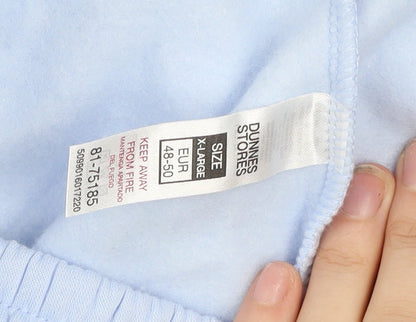 Dunnes Stores Women Blue Fleece Sweatpants XL Comfort Fit