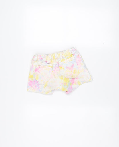 GAP Girls Multicoloured Tie-Dye Denim Hot Pants Shorts Size 10 Years