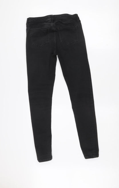 Warehouse Women’s Black Skinny Jeans Size 10 Slim Fit Denim