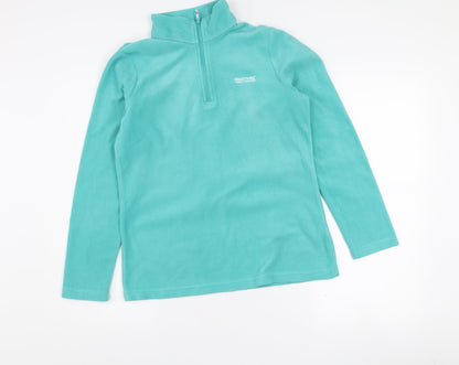 Regatta Women’s Blue 1/4 Zip Fleece Sweatshirt UK 10