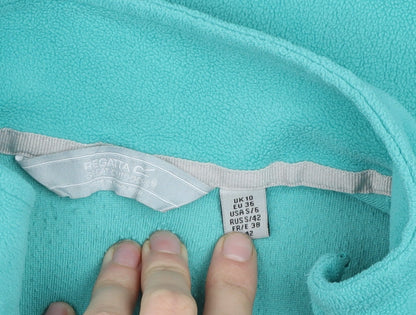 Regatta Women’s Blue 1/4 Zip Fleece Sweatshirt UK 10