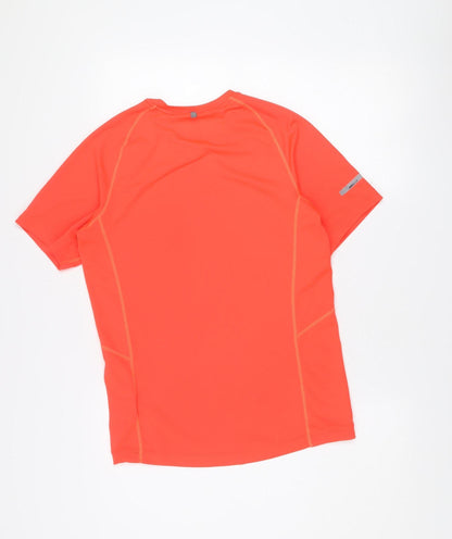 Nike Men's Orange Dri-Fit Running T-Shirt Size S