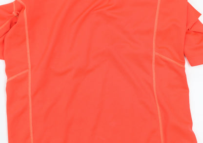 Nike Men's Orange Dri-Fit Running T-Shirt Size S