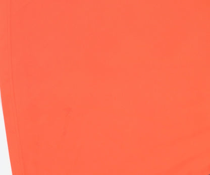 Adidas Men's Orange Running T-Shirt M Crew Neck Short Sleeve Athletic Top