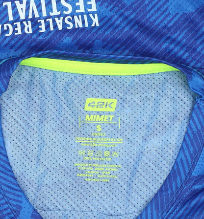 42K Unisex Blue Running T-Shirt Size S Athletic Fit Kinsale Regatta 5 Mile