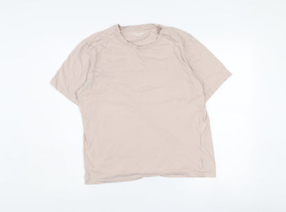 Mens UK Size M JACK & JONES Beige  T-Shirt