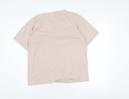 Mens UK Size M JACK & JONES Beige  T-Shirt