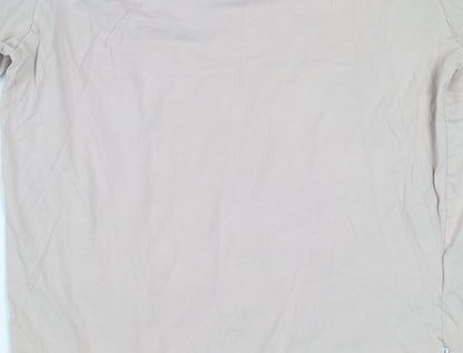 Mens UK Size M JACK & JONES Beige  T-Shirt